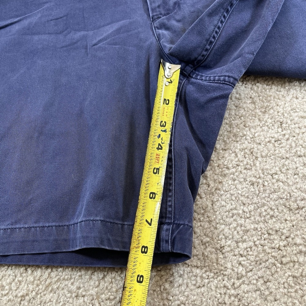 Polo Ralph Lauren Chino Relax Fit Shorts Men 40W Blue 100% Cotton EUC Vintage - Picture 7 of 11